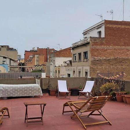 Small Room In Sants With Huge Terrace Barcelona Exterior foto